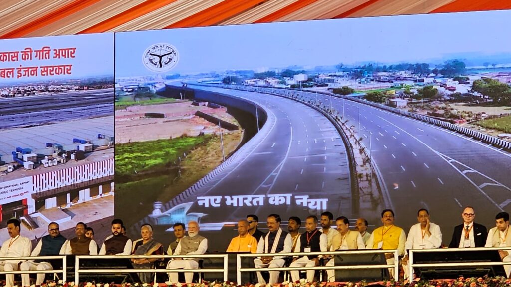 “Amid the Cataclysm of Global Warfare, India’s Developmental Momentum Remains Unabated… Prime Minister’s Cautionary Oration at Jewar Airport Inauguration”