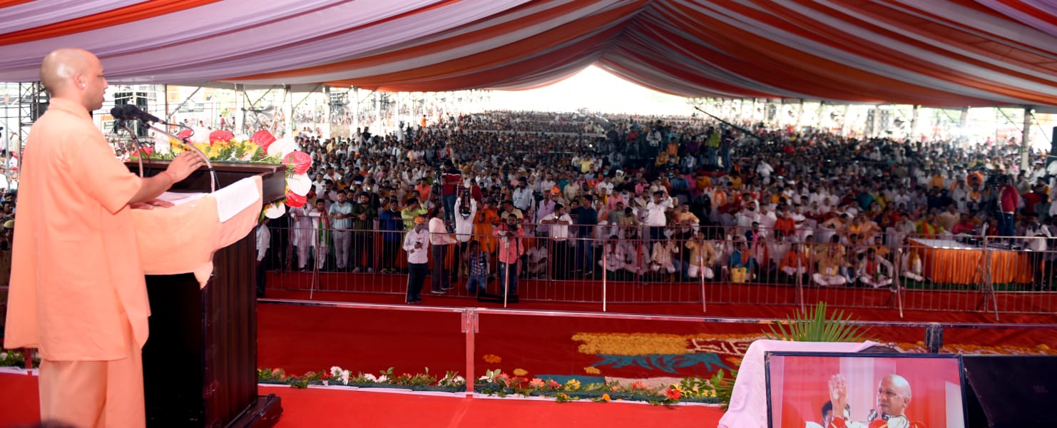 मुख्यमंत्री ने किसान सम्मेलन को सम्बोधित किया,