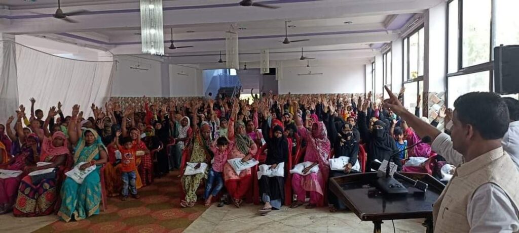 सम्मेलन में उमड़ी महिलाओं ने दिया जीत का भरोसा, बढ़ती महंगाई से महिलाओं में आक्रोश, होगा बड़ा आंदोलन-हनीफ खान