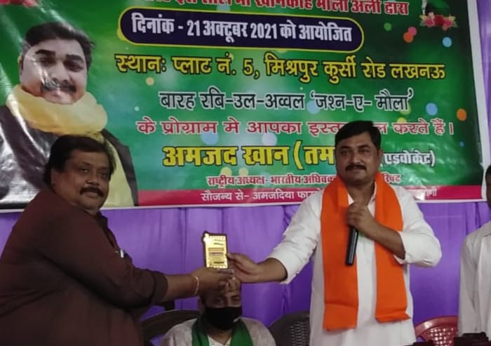 डीडी इंडिया के वरिष्ठ पत्रकार का भव्य स्वागत