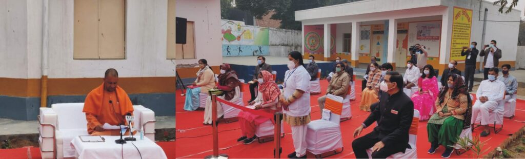 मुख्यमंत्री ने जनपद गौतमबुद्धनगर के ग्राम कयामपुर का भ्रमण कर निगरानी समिति के सदस्यों से संवाद किया