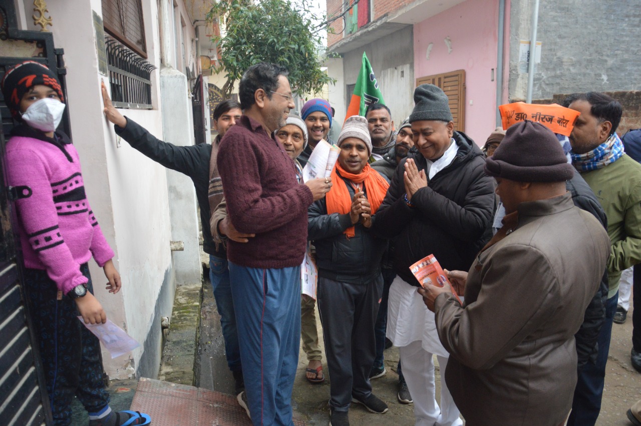 लखनऊ उत्तर में चुनाव प्रचार ने जोर पकड़ा