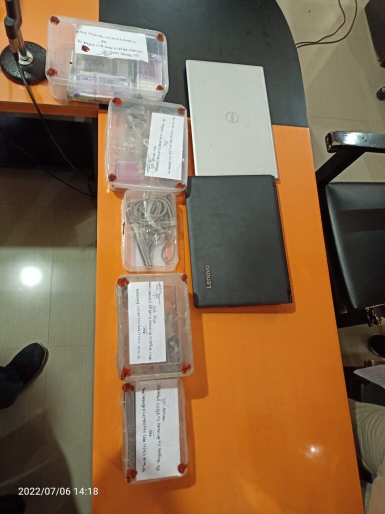 पुलिस अधीक्षक  श्री अविनाश पाण्डेय के कुशल निर्देशन में 24 घंटे में चोरी का पर्दाफाश