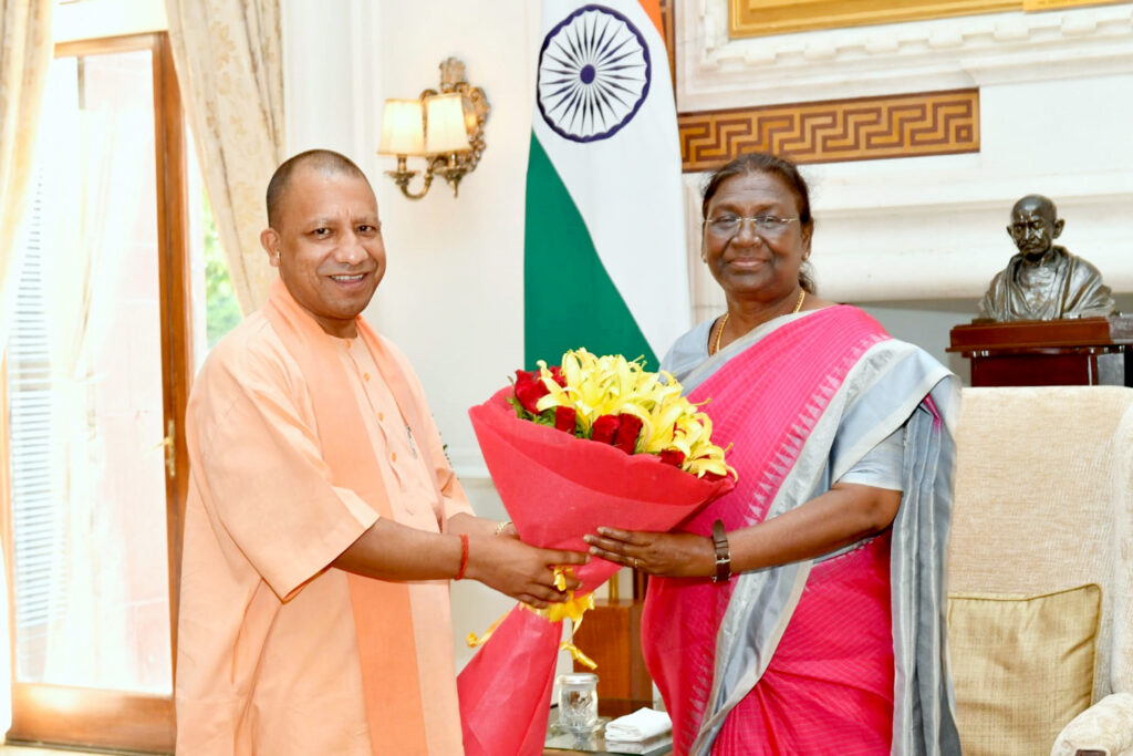 मुख्यमंत्री ने नई दिल्ली में राष्ट्रपति से शिष्टाचार भेंट की
