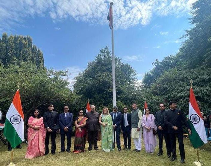 डेनमार्क में भारत ने मनाया स्‍वतंत्रता दिवस, विस अध्‍यक्ष ने कोपेन हेगेन में फहराया तिरंगा; बोले-दुनिया में बढ़ा है भारत का कद