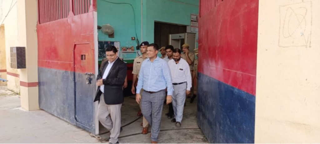 जिला कारागार का किया गया संयुक्त आकस्मिक निरीक्षण