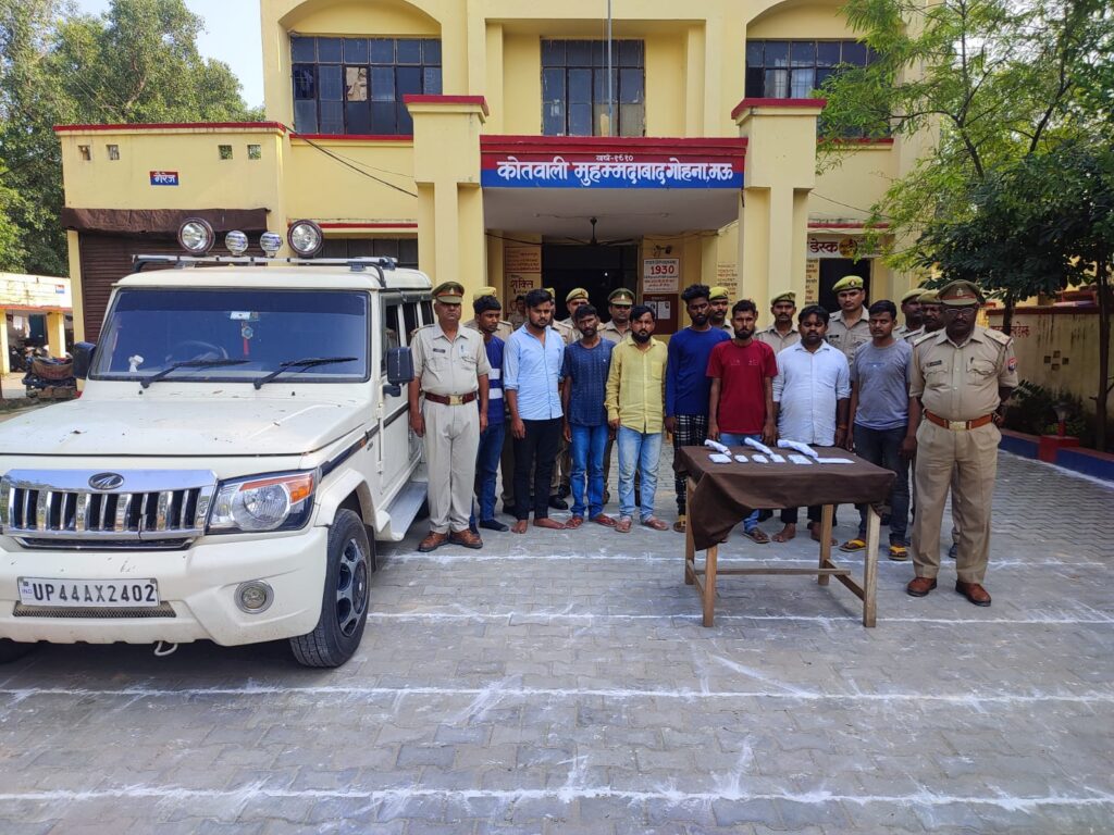 मुहम्मदाबाद गोहना पुलिस को मिली बड़ी सफलता  