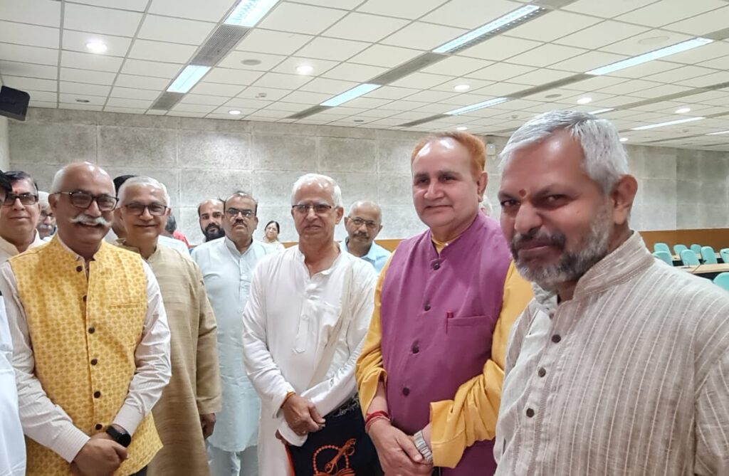 जे एन यू कन्वेंशन सेंटर(नई दिल्ली) में संस्कृत भारती की द्विदिवसीय आखिल भारतीय प्रान्त गोष्ठि का भव्य आयोजन