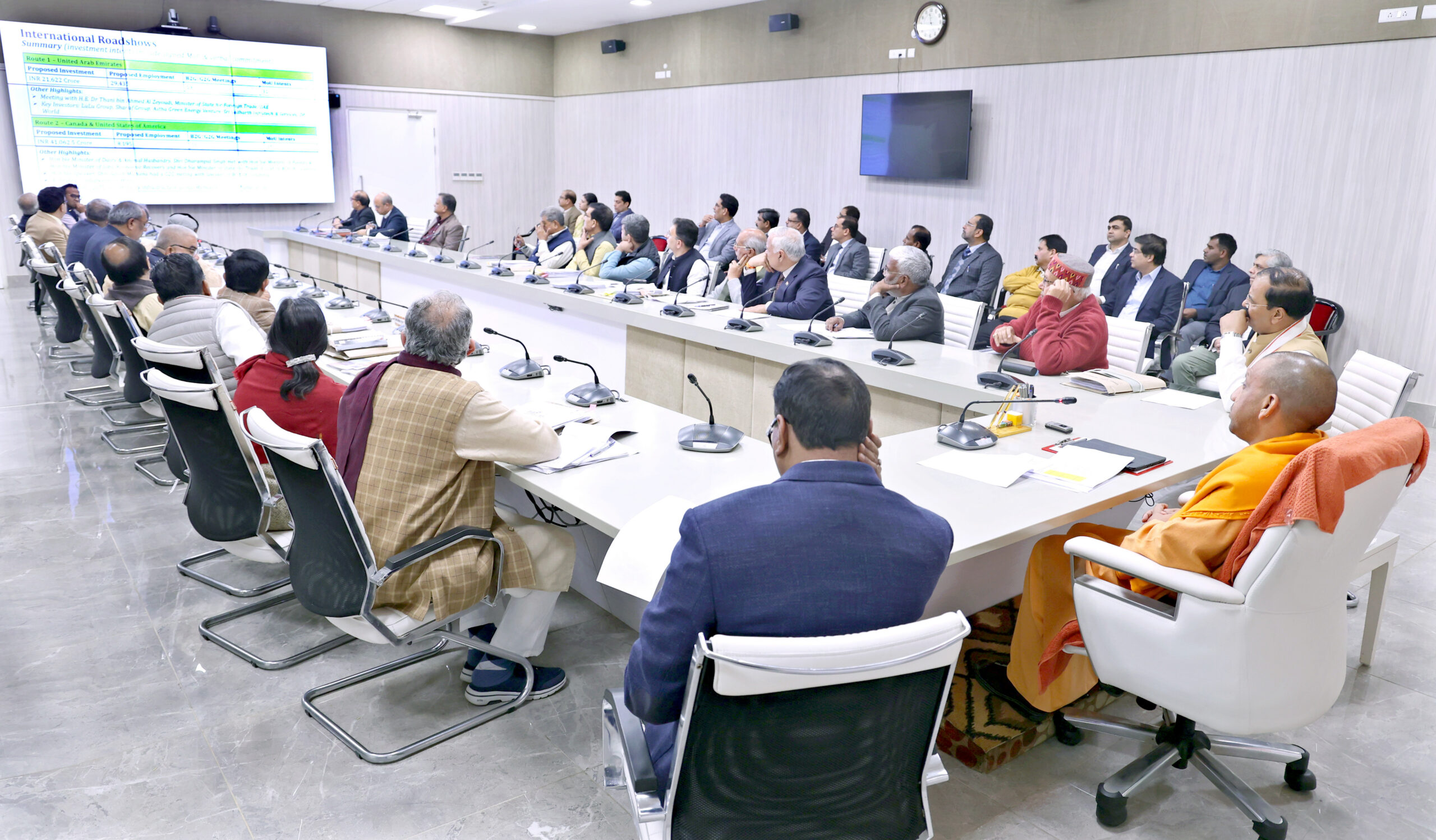 मुख्यमंत्री ने मंत्रिमण्डल के सदस्यों और शासन के वरिष्ठ अधिकारियों के साथ ‘यू0पी0 ग्लोबल इन्वेस्टर्स समिट’ की तैयारियों की समीक्षा की, दिया दिशा-निर्देश