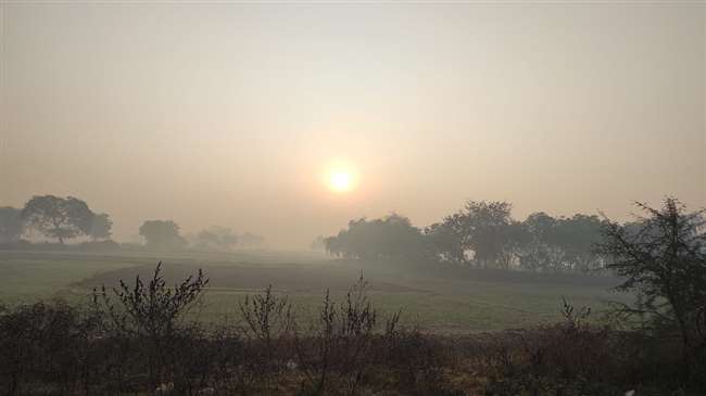 भगवान भास्कर ने खोले नेत्र,ठंड से मिली राहत