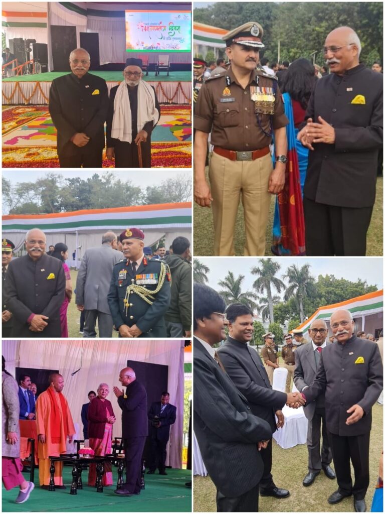 राजभवन में धूमधाम से मनाया गया गणतंत्र दिवस-जेपी सिंह