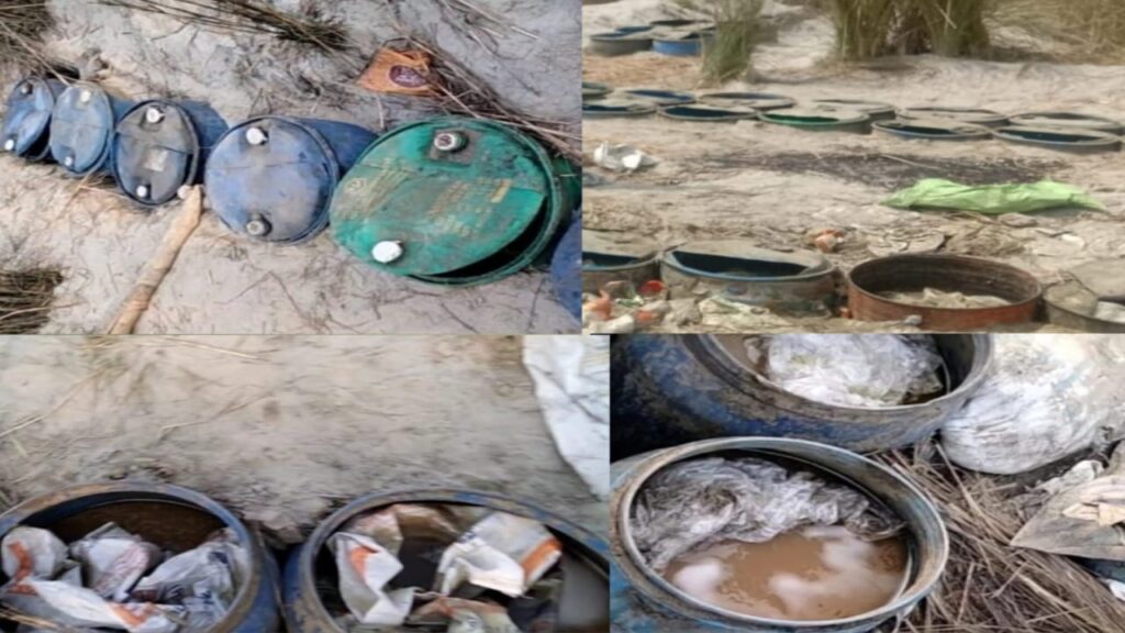 धधक रही अवैध शराब की भट्ठियों पर पुलिस नहीं लगा पा रही अंकुश,धड़ल्ले से बेची जा रही अवैध शराब