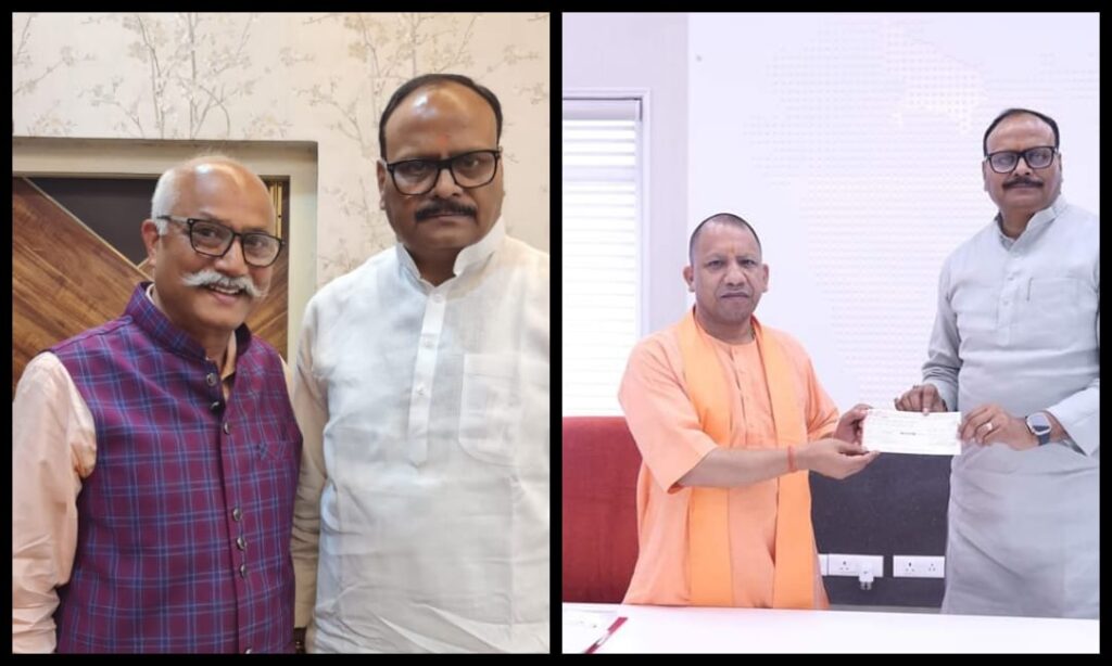 डिप्टी सीएम ब्रजेश पाठ     की अनुकरणीय पहल -जे पी सिंह