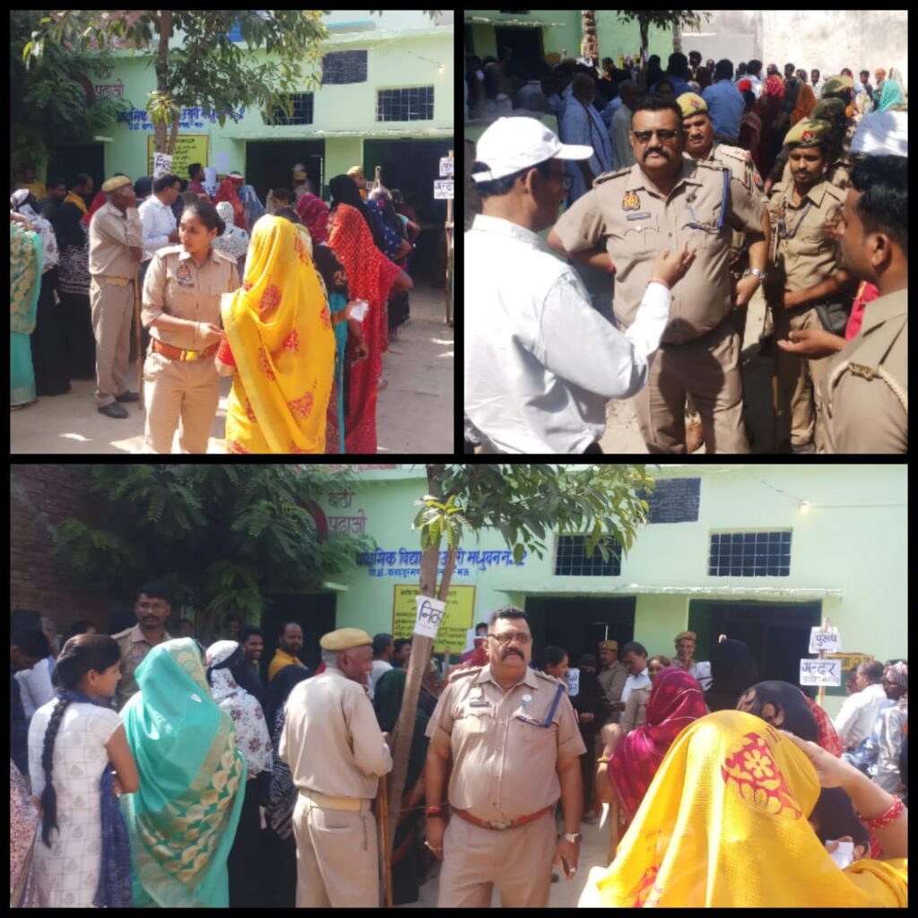 भारी सुरक्षा व्यवस्था के बीच नगर निकाय चुनाव हुआ संपन्न