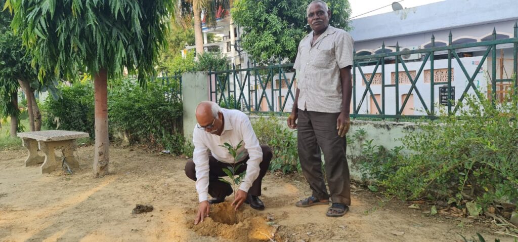 पौधारोपण कर पर्यावरण को स्वस्थ रखने का दिया पैगाम : जे.पी.सिंह