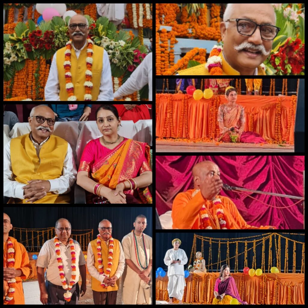 इस्कॉन सोसाइटीज के मुख्य अतिथि के रूप में जगन्नाथ रथ यात्रा में शामिल  हुये जेपी सिंह