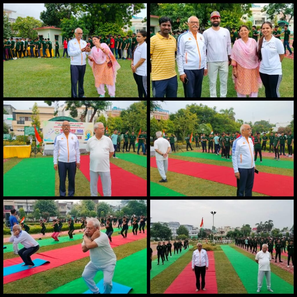 संस्कृत भारती न्यास के तत्वाधान में विश्व योग दिवस 2023 का वृहद आयोजन-जेपी सिंह