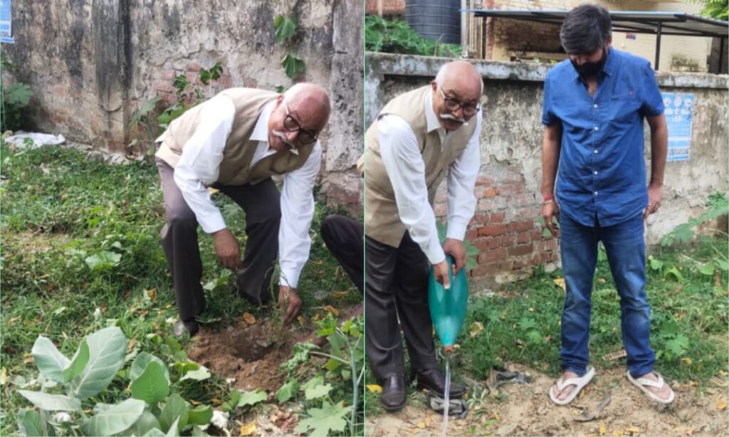 जेपी सिंह ने संस्कृत भारती प्रान्त मुख्यालय से वृक्षारोपण जन अभियान-2023 का शुभारम्भ किया