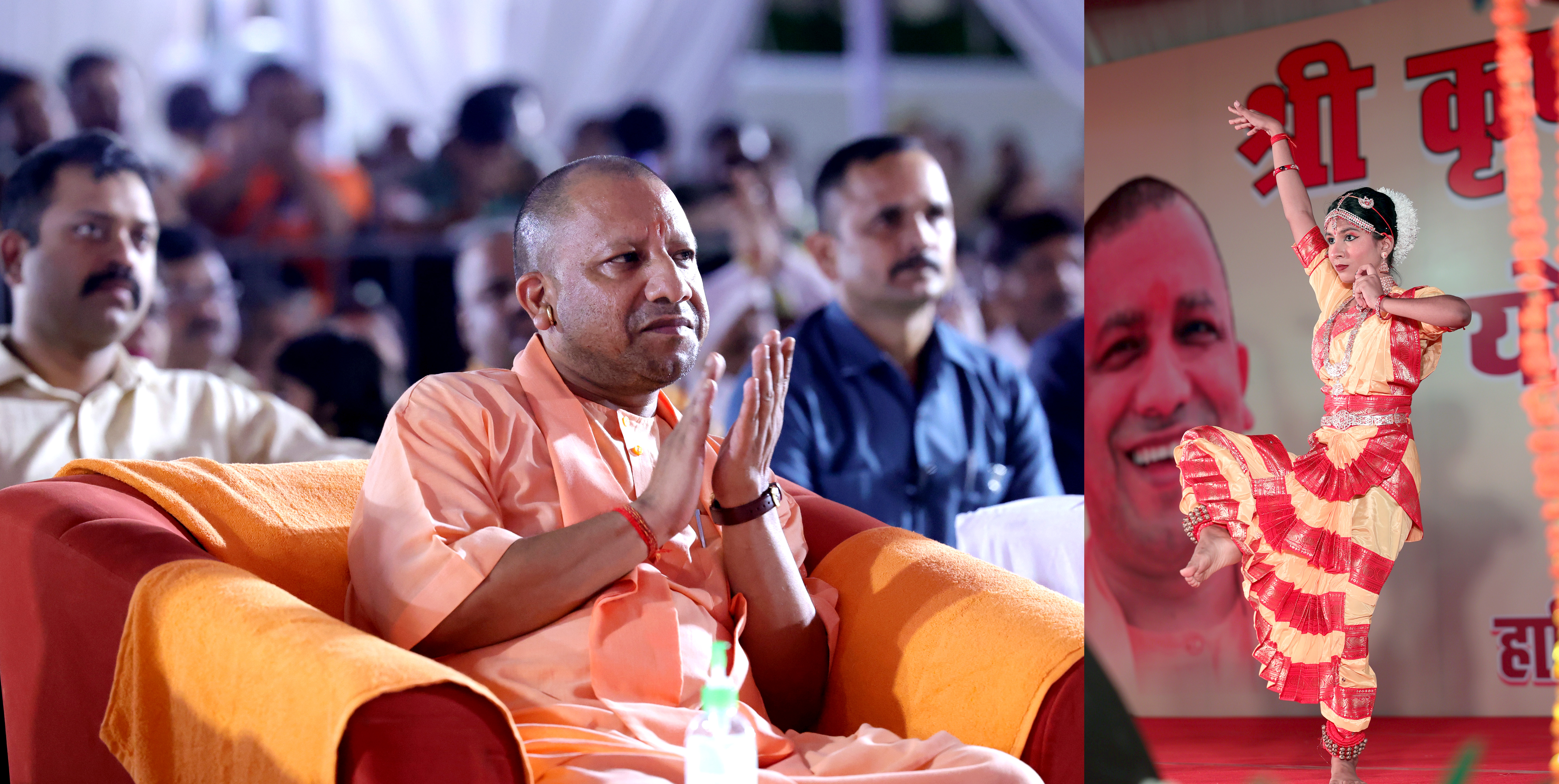 The Chief Minister garlanded the statue of Lord Krishna did, wished the people of the state on the occasion of Shri Krishna Janmashtami