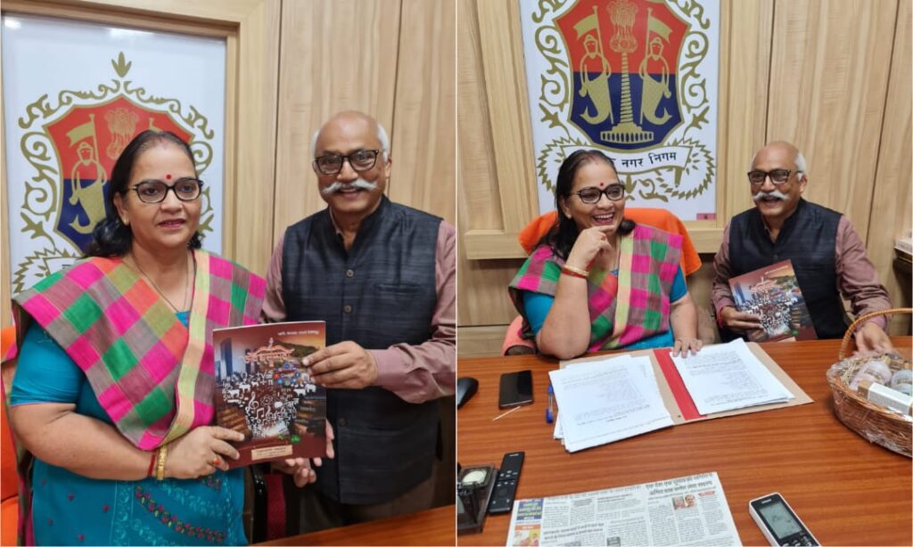 नई शिक्षा नीति अनुसार संस्कृत भाषा उन्नयन को नगर-निगम लखनऊ व संस्कृत भारतीन्यास के मध्य सकारात्मक विमर्श- जे पी सिंह अध्यक्ष संस्कृतभारतीन्यास