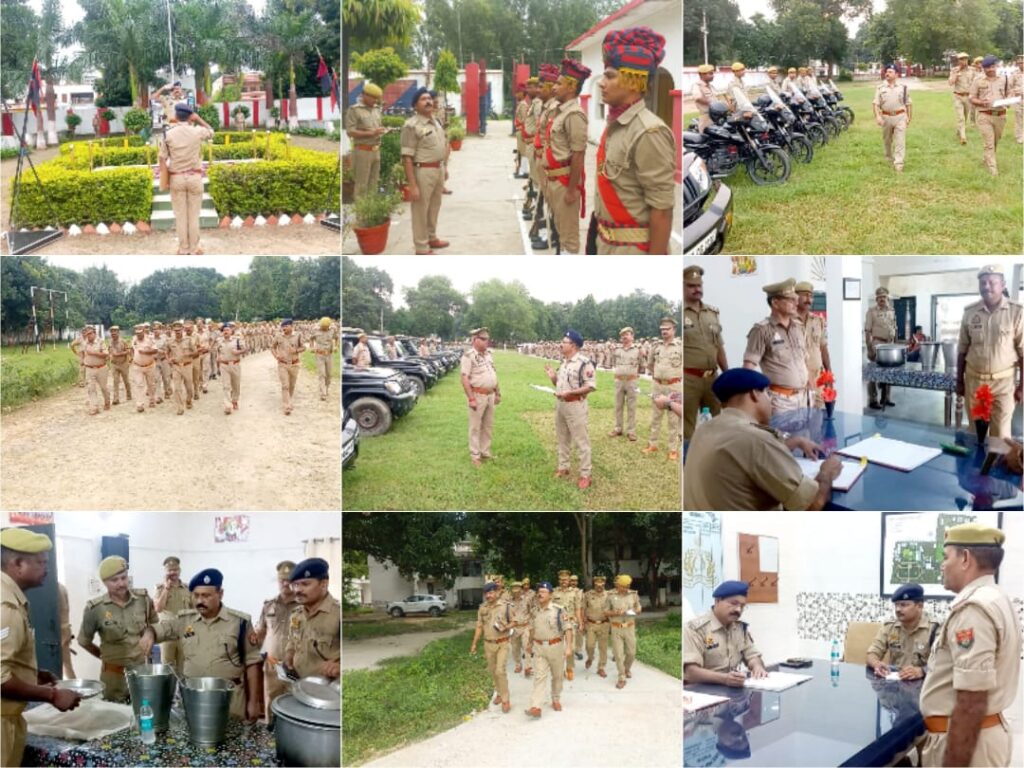 नवागत एसपी केशव चंद्र गोस्वामी ने युद्ध स्तर पर पुलिस लाइन वह 112 के वाहनों की समीक्षा की