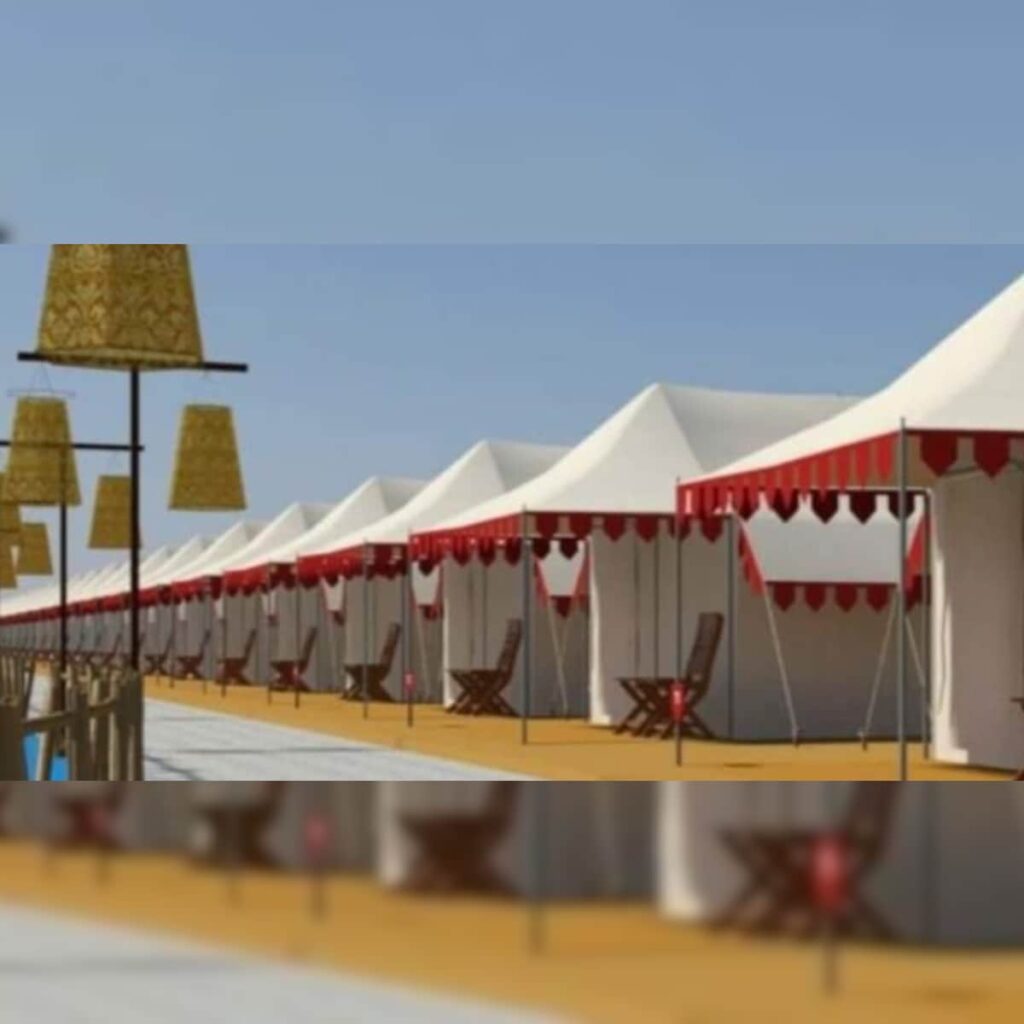 80 हजार श्रद्धालुओं के लिए अयोध्या में बसाई जा रही टेंट सिटी