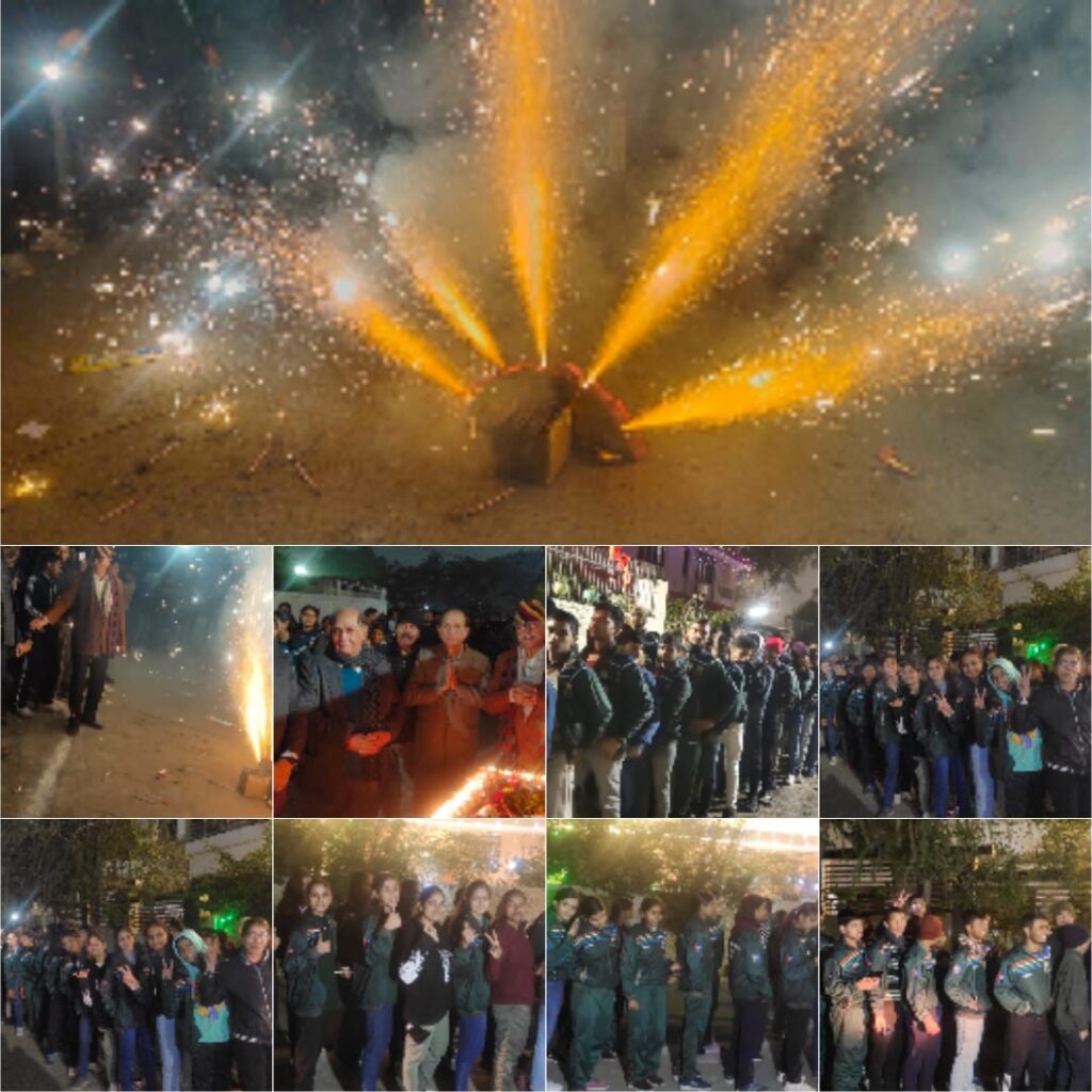 विकास नगर में श्री राम लला के प्राण प्रतिष्ठा से पहले विशाल शोभा यात्रा: