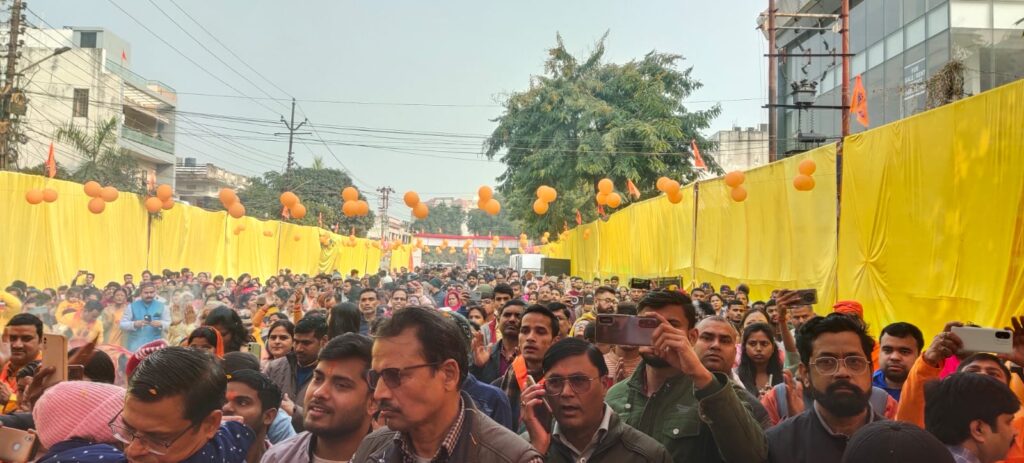 विकास नगर(लोहिया चौराहा) के महोत्सव में प्रभु श्री रामलला प्राण-प्रतिष्ठा महोत्सव के साक्षी बने हजारों लखनऊ वासी