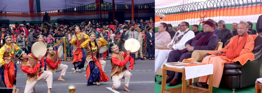 आनन्दीबेन पटेल के नेतृत्व मे राजभवन मे धूमधाम से मनाया गया 75वां गणतंत्र दिवस संध्या कार्यक्रम