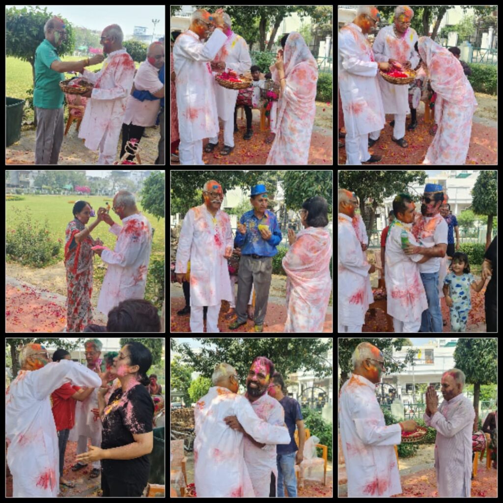 महानगर विस्तार जनकल्याण समिति , लखनऊ ने ई पार्क महानगर विस्तार मे धूमधाम से मनाया रंगोत्सव - होली