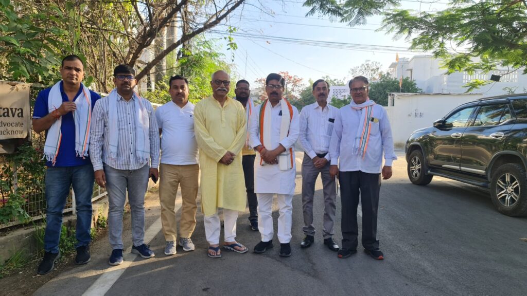 लखनऊ पूर्व उपचुनाव मे प्रचार मे बढ़त बनाने मुकेश चौहान पहुंचे महानगर विस्तार - जितेन्द्र प्रताप सिंह