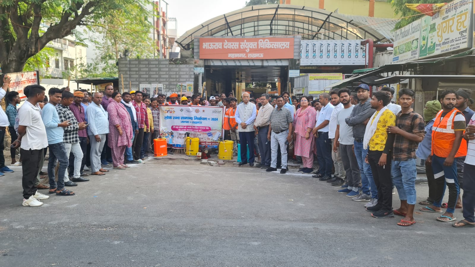 नगर निगम का स्वच्छता अभियान के साथ मतदाता जागरण- जितेन्द्र प्रताप सिंह