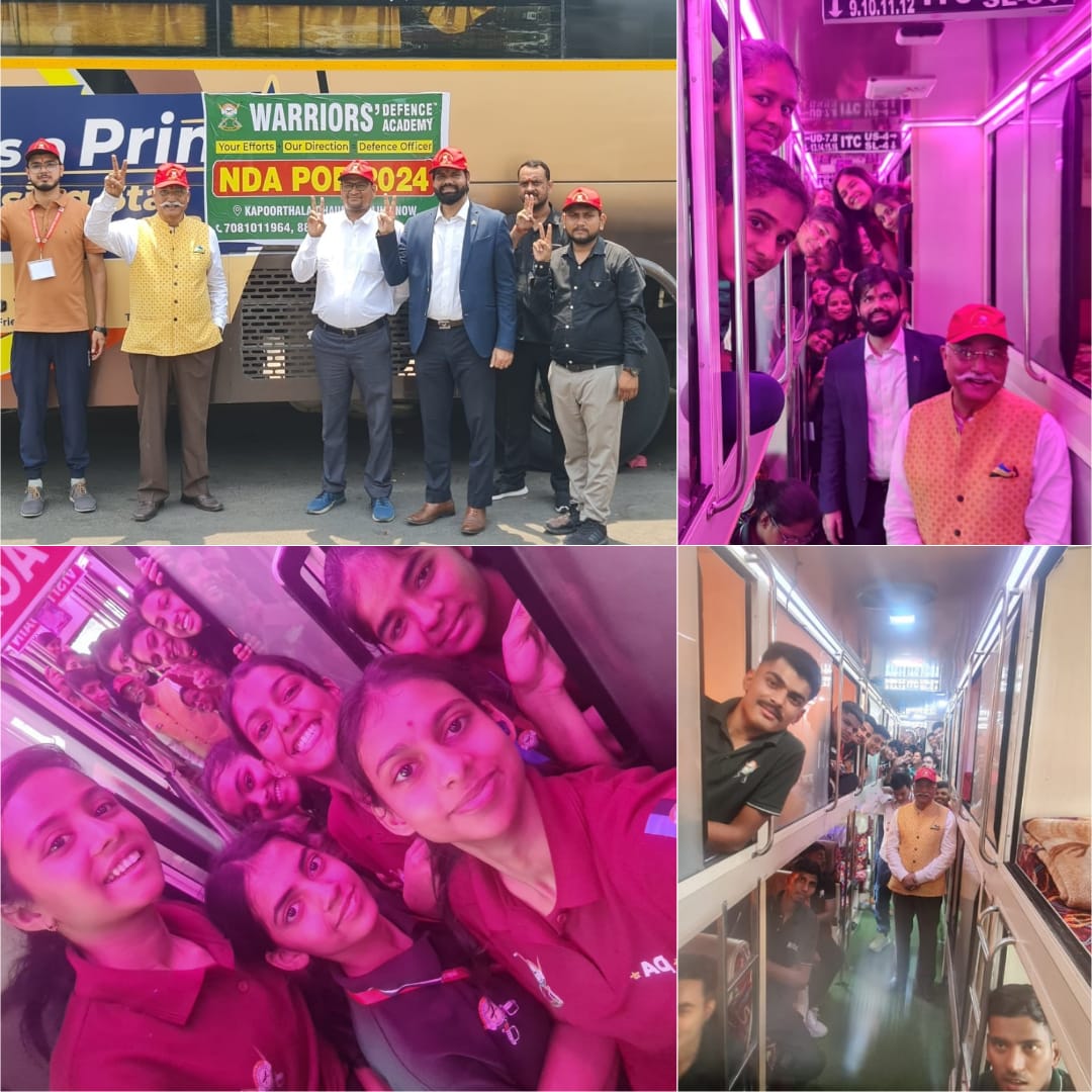 राष्ट्रीय रक्षा एकेडमी के 146 वें बैच के पासिंग आउट परेड के साक्षी होंगे वारियर्स डिफेन्स एकेडमी के सैंकड़ो छात्र