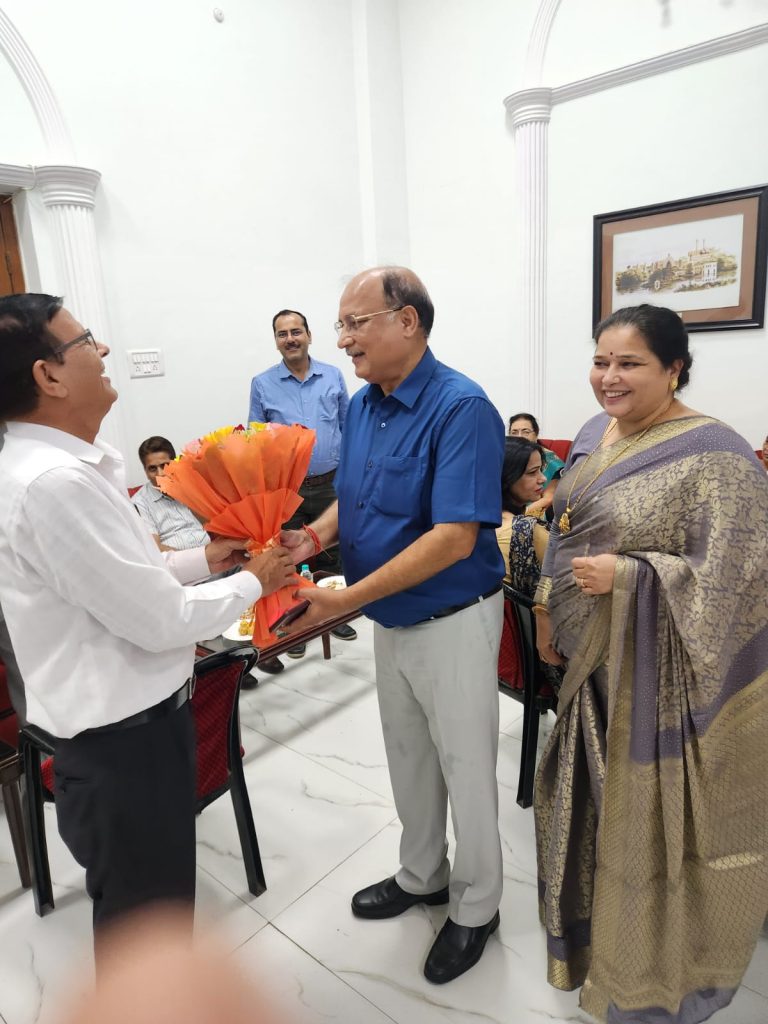 चौधरी धर्मेंद्र कुमार को भारतीय जाट सभा द्वारा सम्मानित किया गया