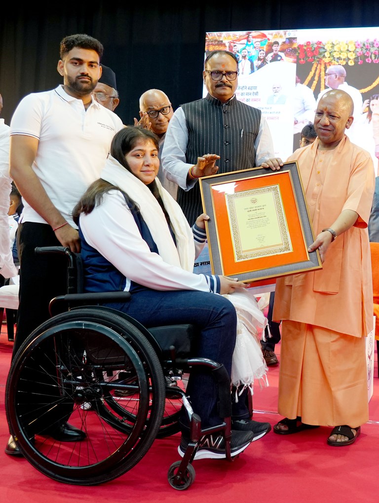 पैरालंपिक खिलाड़ियों का सम्मान समारोह: प्रदेश सरकार के खेल विकास प्रयासों की सराहना