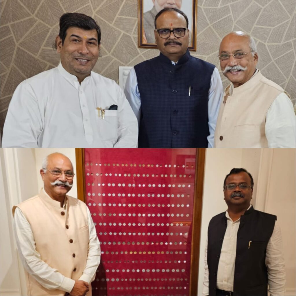 कार्तिक मास दीपोत्सव सप्ताह की शुभकामनाएं - जितेंद्र प्रताप सिंह ने राज्यपाल व अन्य गणमान्य व्यक्तियों से की भेंट