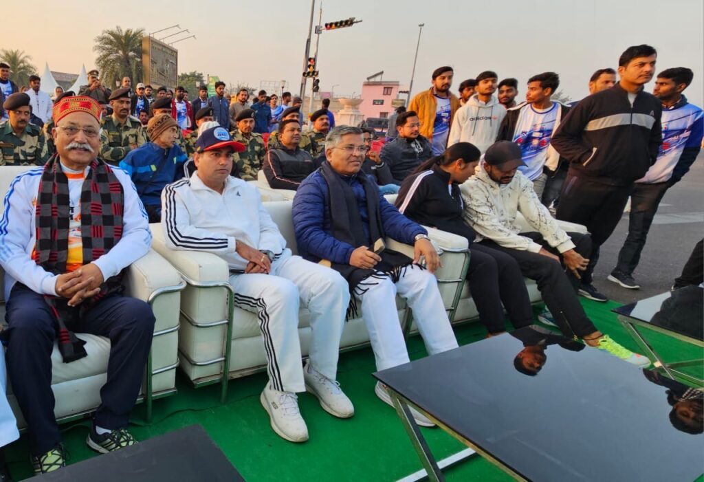 भारत रत्न अटल बिहारी वाजपेयी स्वर्ण जयंती अटल रन का आयोजन संपन्न