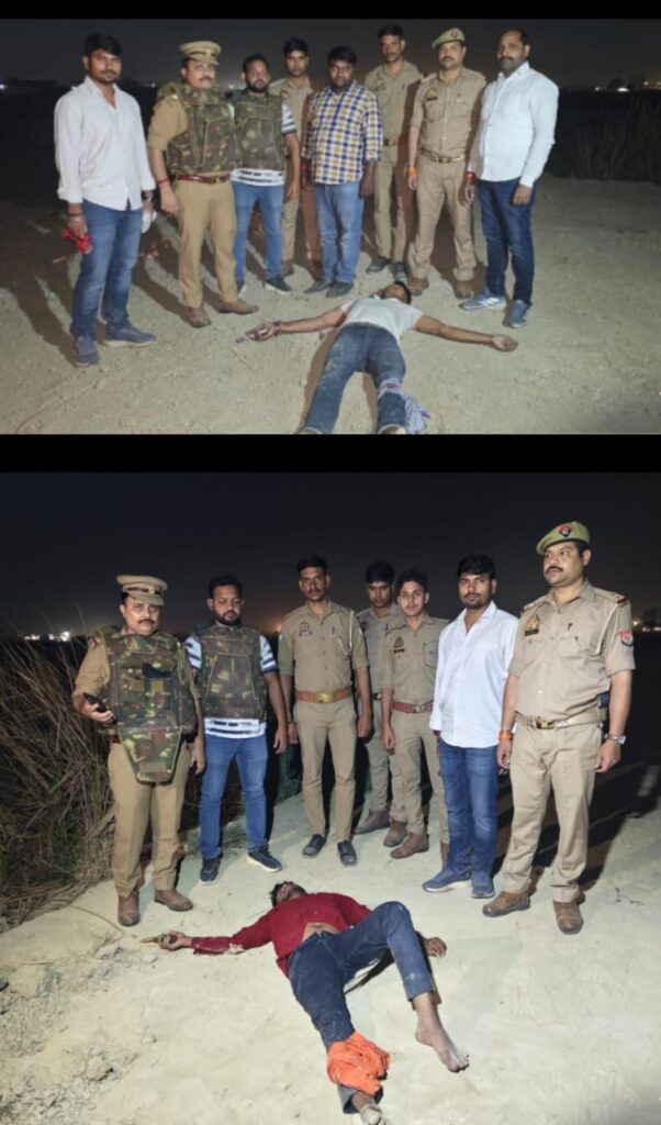 पुलिस टीम नें मुठभेड़ मे दो अन्तर्जनपदीय लूटेरा गिरफ्तार, कब्जे लूट का माल बरामद