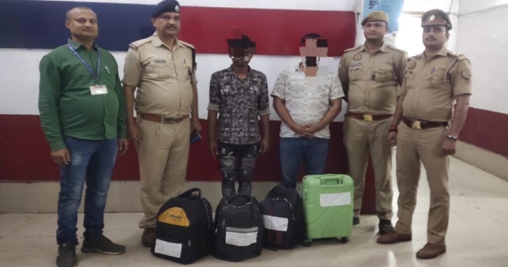 अवैध शराब के साथ दो अभियुक्त गिरफ्तार