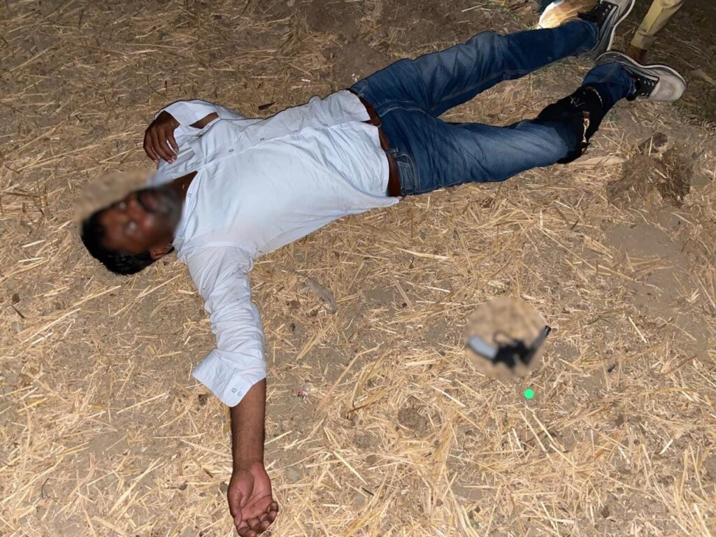 पुलिस मुठभेड़ एक गो-तस्कर घायल हुइ गिरफ्तार, कब्जे से 50 राशि गोवंश, अवैध तमंचा व कारतूस बरामद