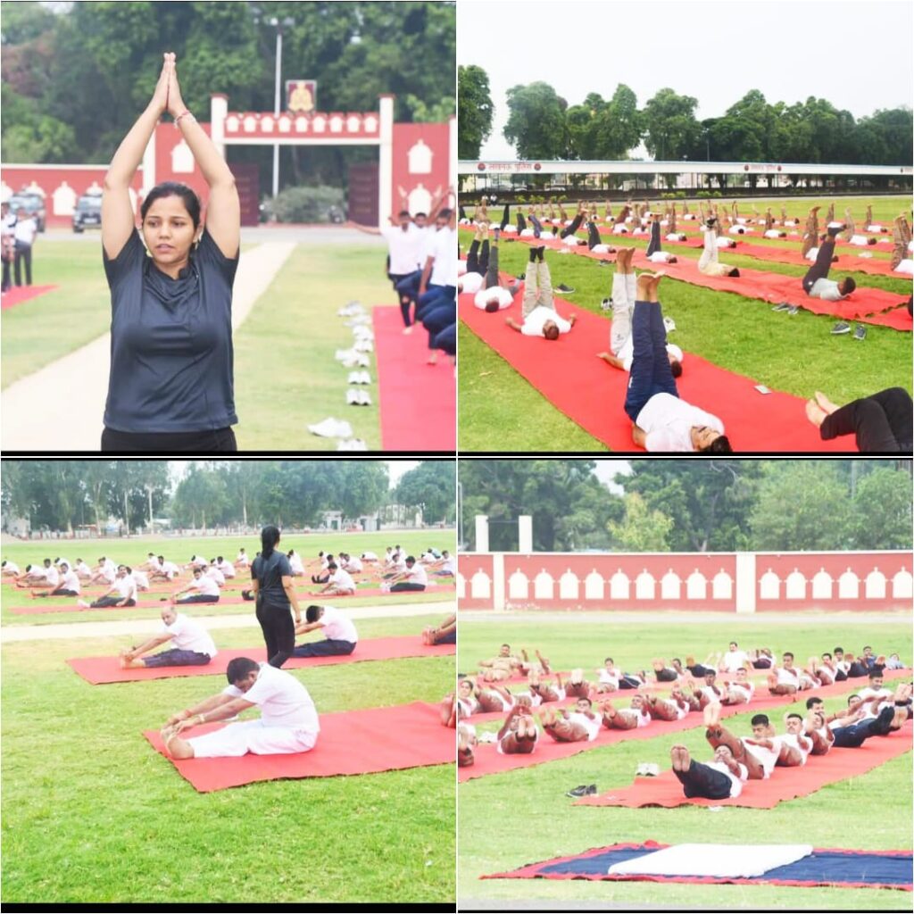 पुलिस लाइन लखनऊ में संपन्न हुआ पांच दिवसीय योग सत्र