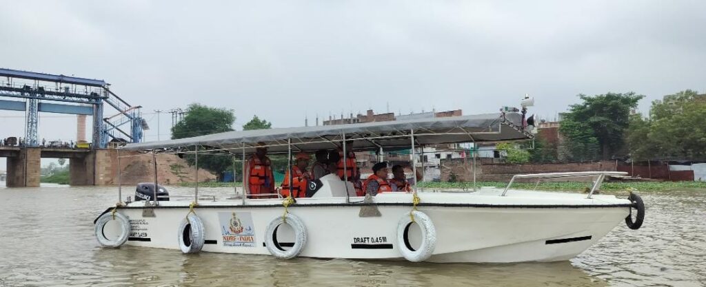 बाढ़ से पहले सतर्कता: एनडीआरएफ द्वारा संवेदनशील क्षेत्रों का व्यापक का किया निरीक्षण