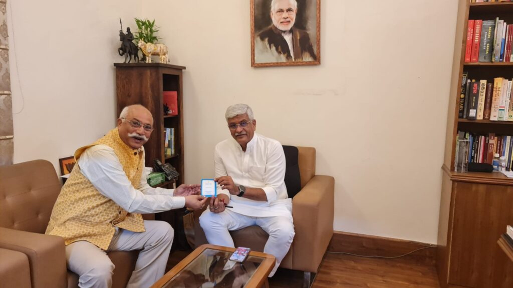 भारत को विश्व पर्यटन की राजधानी बनाने वाले दूरदर्शी नेता गजेंद्र सिंह शेखावत को जितेंद्र प्रताप सिंह ने दी जन्मदिन की शुभकामनाएं