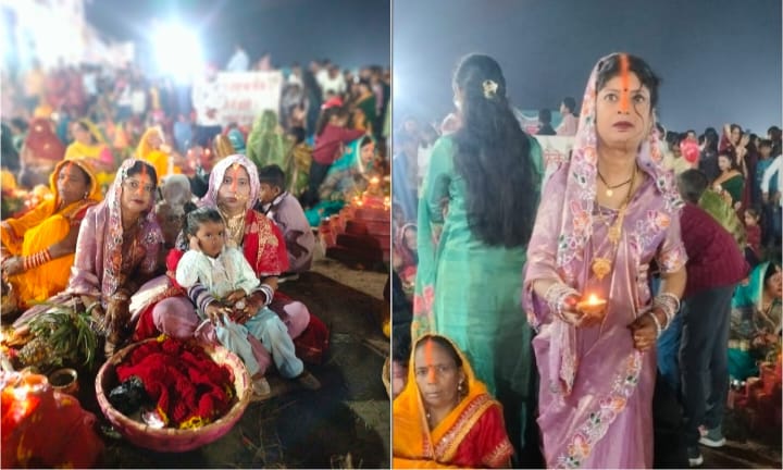 उगते सूर्य को अर्घ्य देकर ब्रती महिलाओं ने मांगा परिवार की सुख-शांति का आशीर्वाद