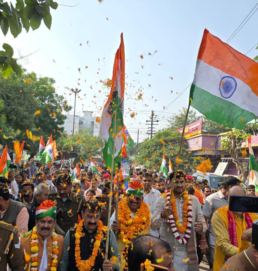 लौह पुरुष सरदार वल्लभभाई पटेल जी की 150वीं जयंती पर पूर्वी विधानसभा में भव्य “राष्ट्रीय एकता यात्रा” संपन्न