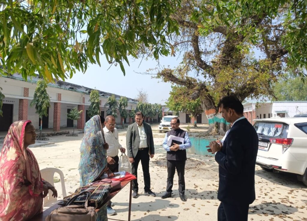 विशेष प्रगाढ़ पुनरीक्षण कार्यक्रम 2026 के विशेष अभियान दिवस पर जिलाधिकारी का व्यापक निरीक्षण