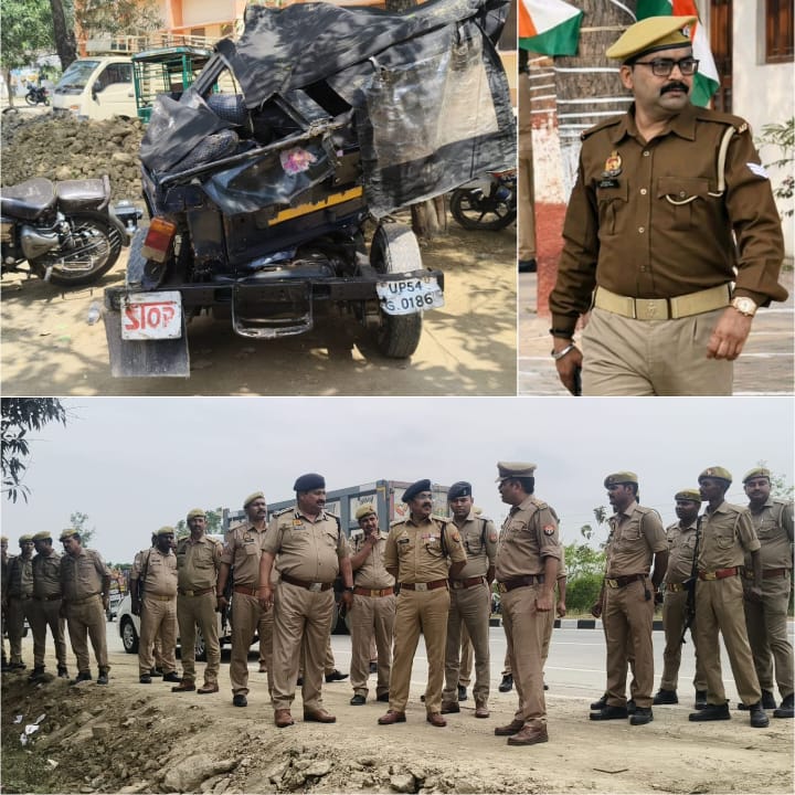 ड्यूटी के दौरान दर्दनाक हादसा: तेज रफ्तार ट्रेलर की टक्कर से हेड कांस्टेबल की मौत, मातम में डूबा पुलिस महकमा