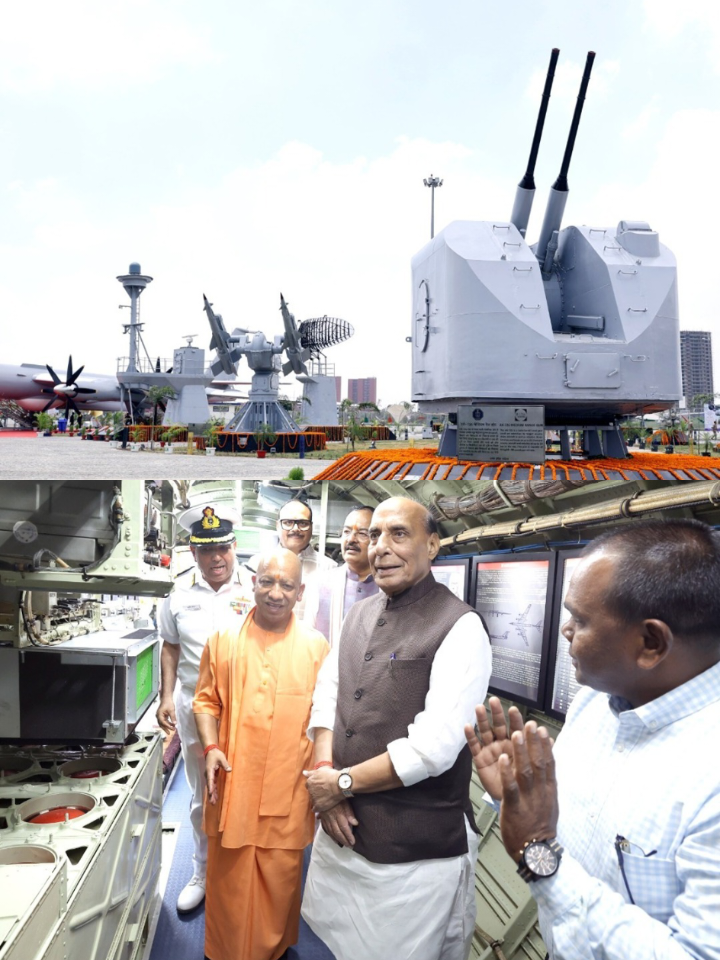 लखनऊ को मिली नौसेना के शौर्य की नई पहचान, रक्षा मंत्री राजनाथ सिंह और मुख्यमंत्री योगी आदित्यनाथ ने दी राष्ट्रभक्ति की अमिट प्रेरणा