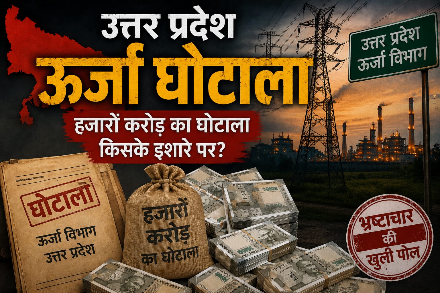 **UPPCL का ₹3000 करोड़ का ‘सिक्योरिटी सिंडिकेट’! स्मार्ट मीटरों के नाम पर उपभोक्ताओं से दोहरी वसूली का महाघोटाला?*