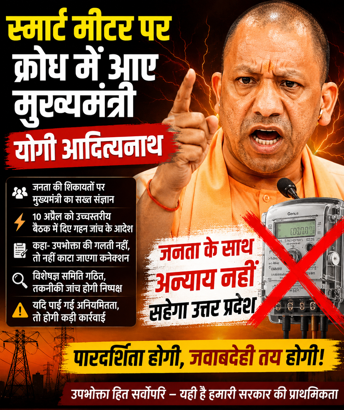“स्मार्ट मीटरों पर फूटा जनाक्रोश, मुख्यमंत्री के हस्तक्षेप के बाद अब जवाबदेही पर टिकी प्रदेश की निगाहें